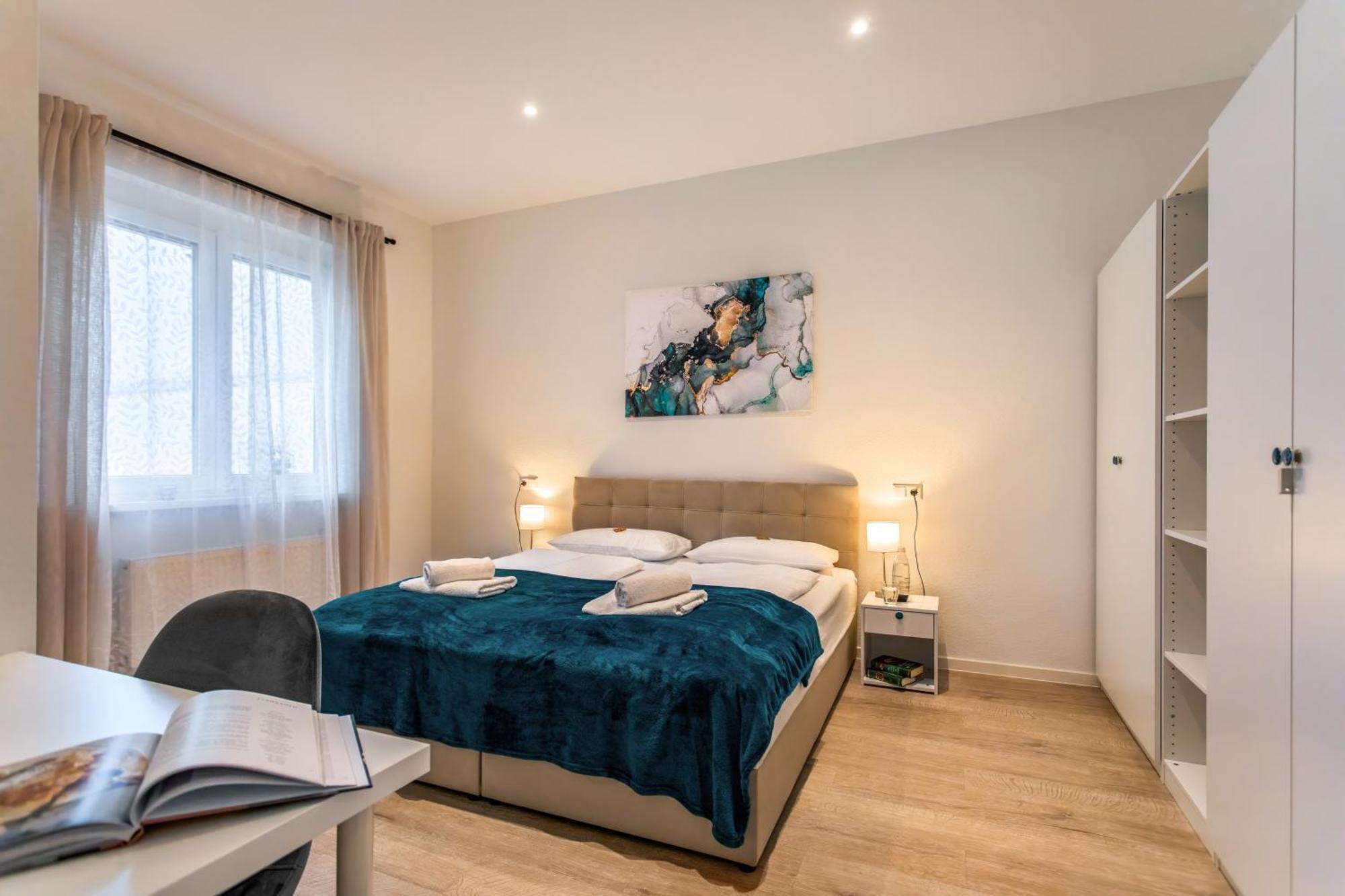Rosenberg-Suites - Zentral, Stellplatz, Grosse Terasse, Business & Privat ハイルブロン エクステリア 写真